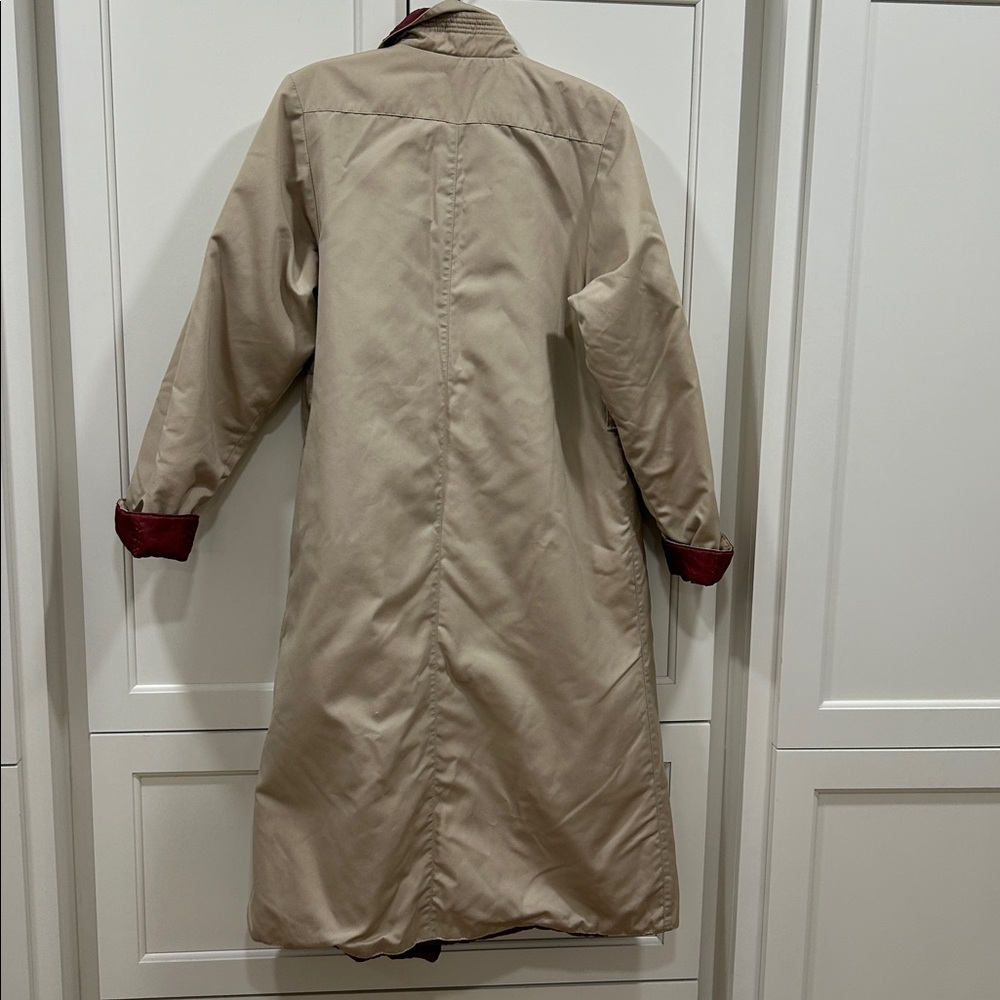 Vintage reversible trenchcoat - Picture 8 of 17